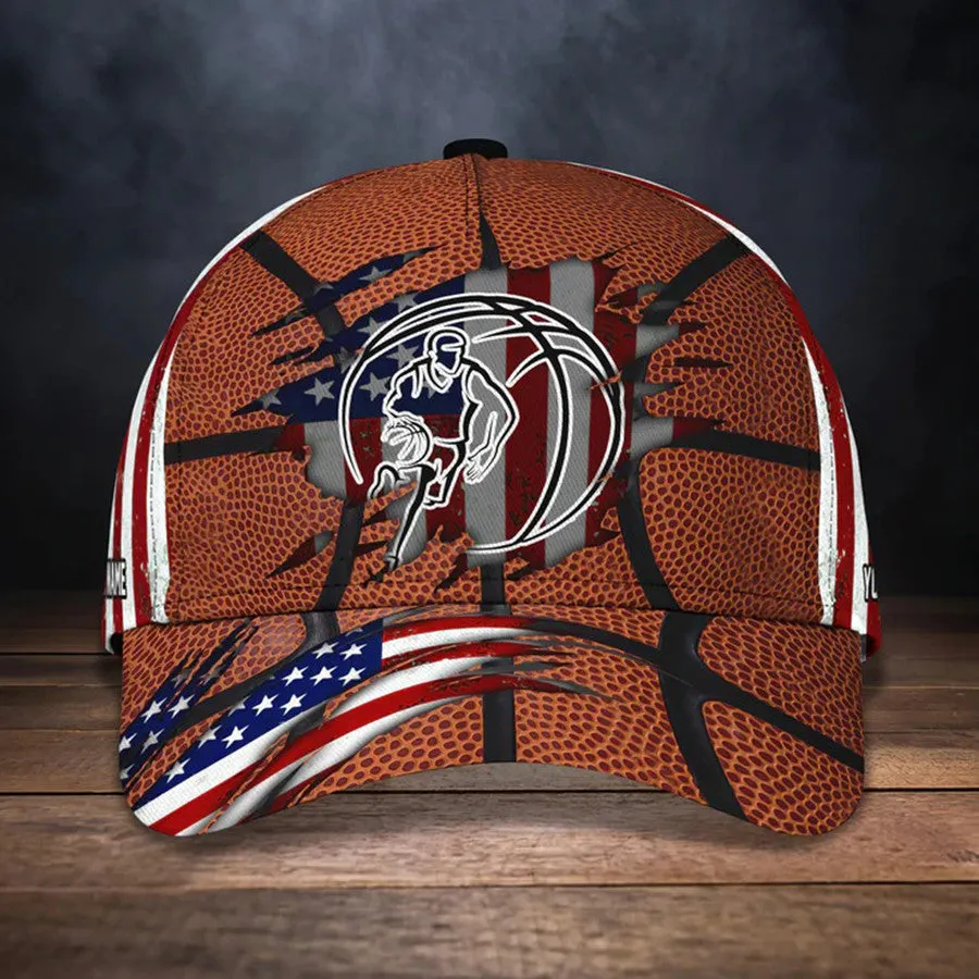 Customized 4th of July Basketball Cap for Players, Basketball Hat for Son