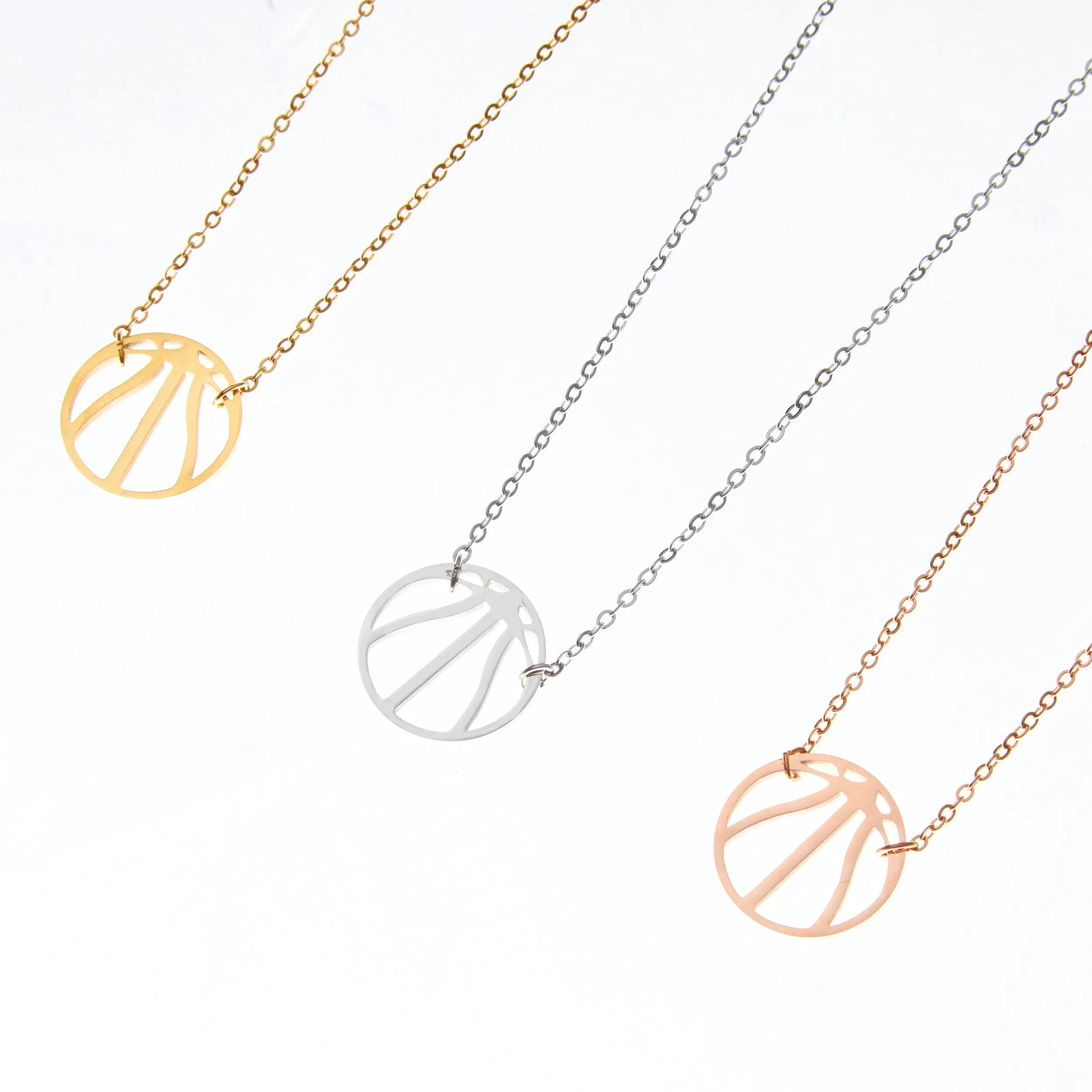 Dainty Basketball Stainless Steel Necklace