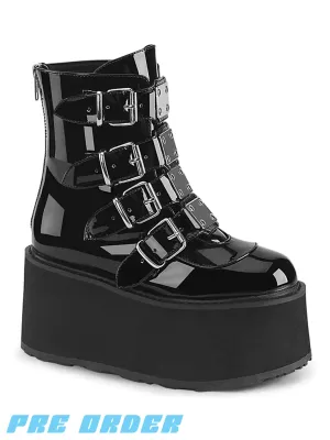 DEMONIA DAMNED-105 - BLACK PATENT ✰ PRE ORDER ✰