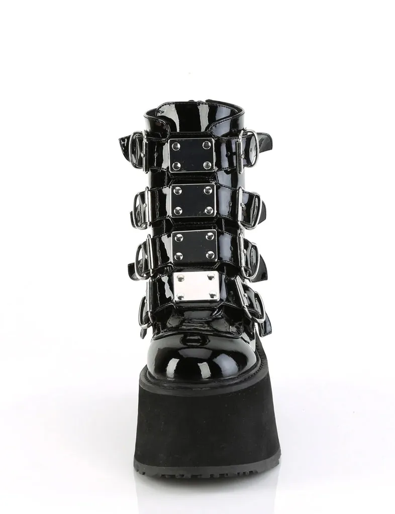 DEMONIA DAMNED-105 - BLACK PATENT ✰ PRE ORDER ✰