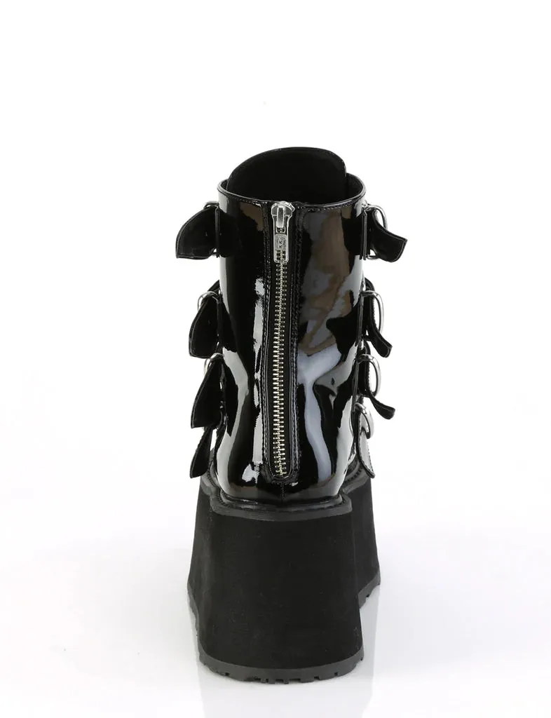 DEMONIA DAMNED-105 - BLACK PATENT ✰ PRE ORDER ✰