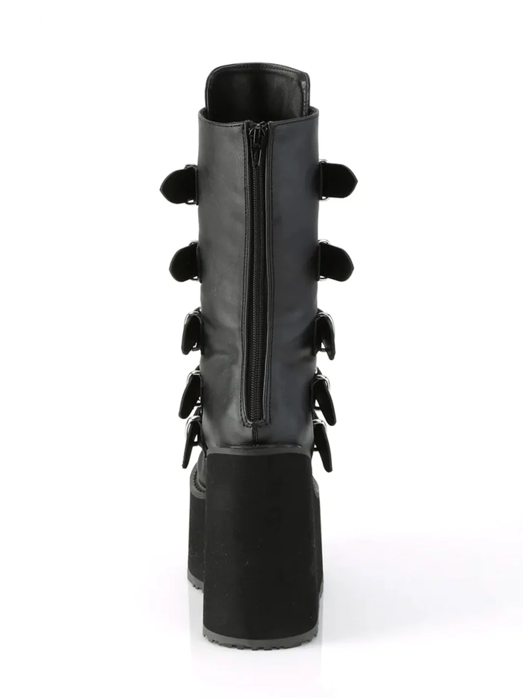 DEMONIA SWING 230 BOOTS - BLACK VEGAN LEATHER