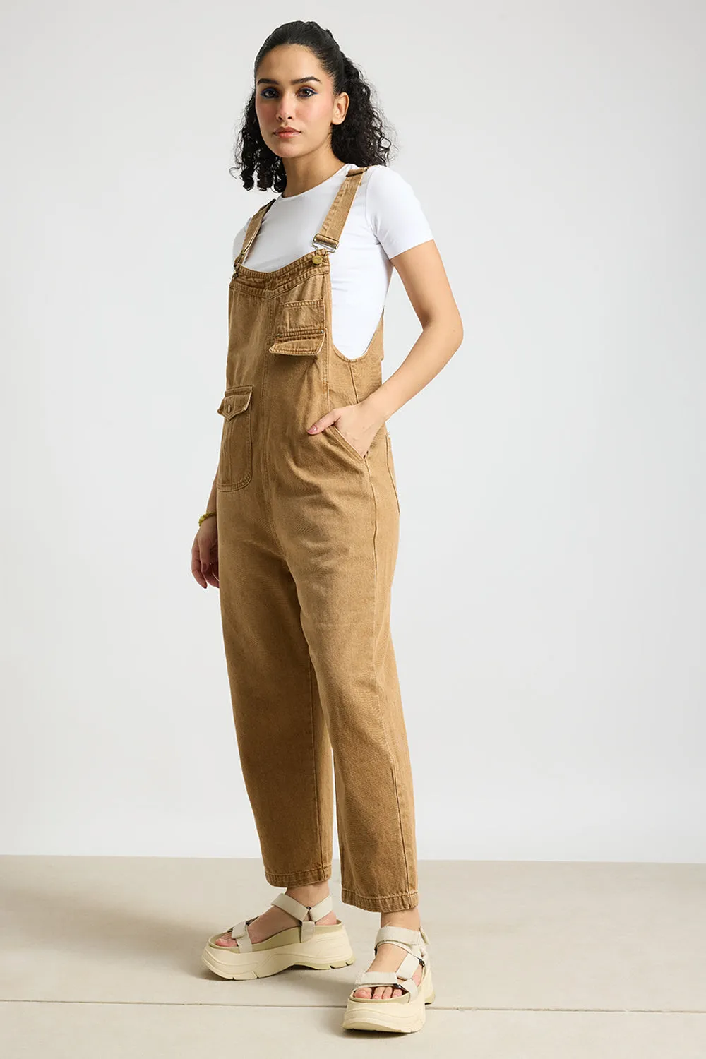 Denim Sand Summer Dungaree