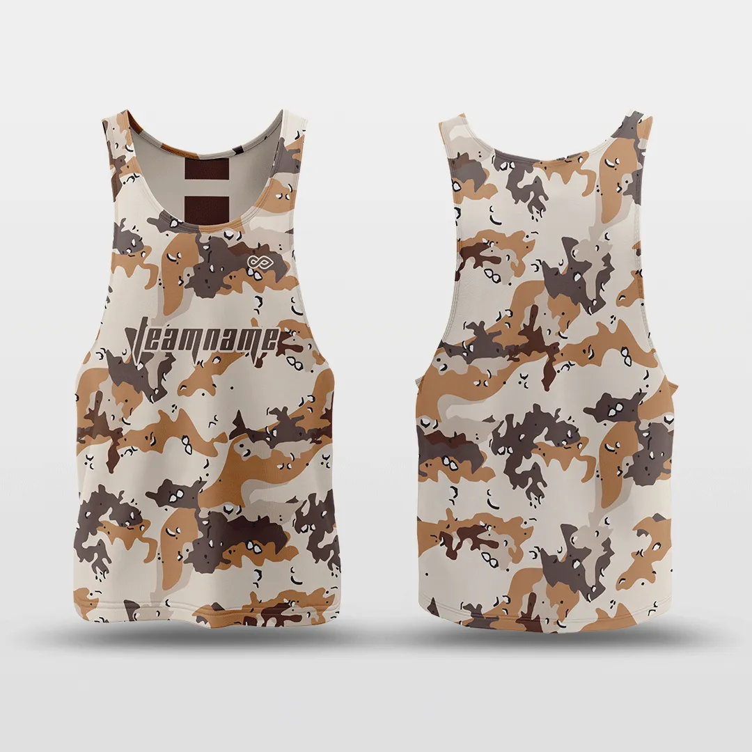 Desert - Customized Reversible Quick Dry Basketball Jersey