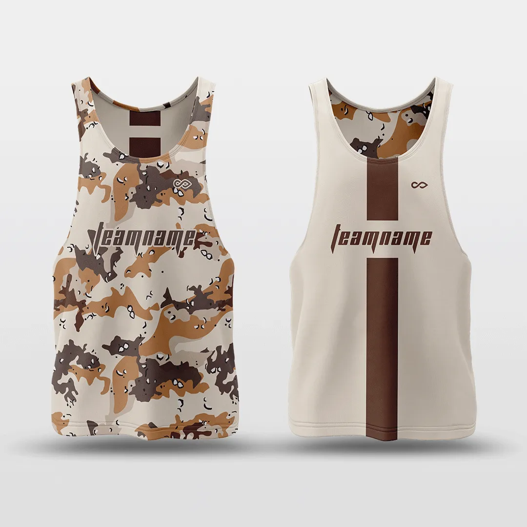 Desert - Customized Reversible Quick Dry Basketball Jersey