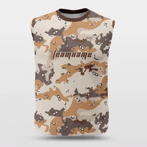 Desert - Customized Wide Shoulder Basketball Jersey