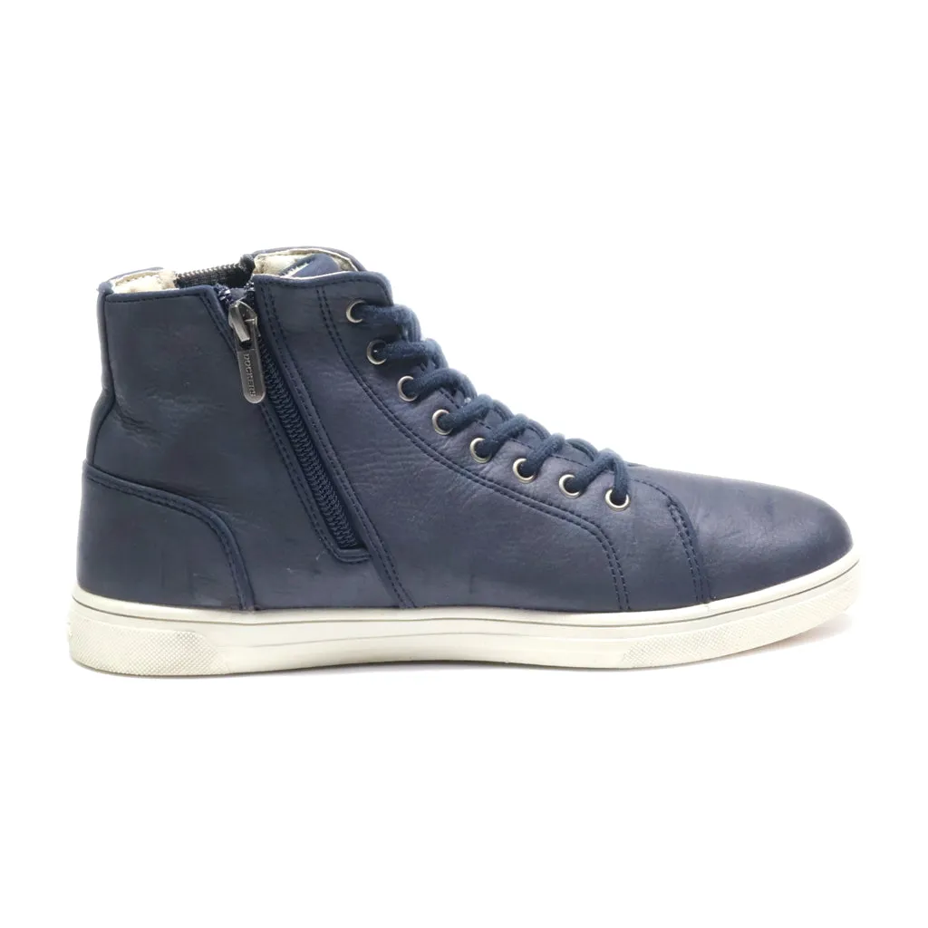 Dockers Ankle Boots Leather Blue Colour For Women