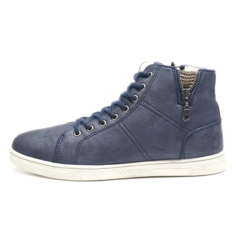 Dockers Ankle Boots Leather Blue Colour For Women