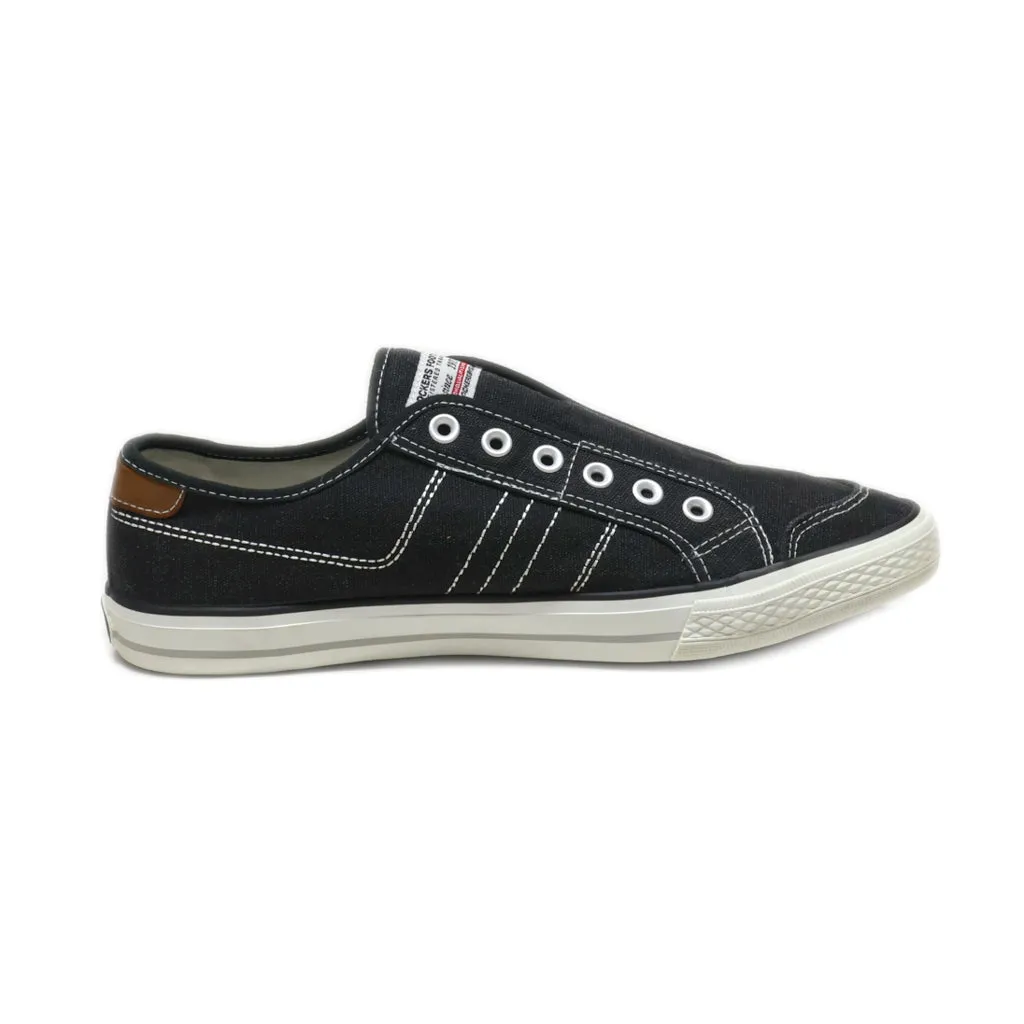 Dockers Casual Slip Ons Canvas Black Colour For Men