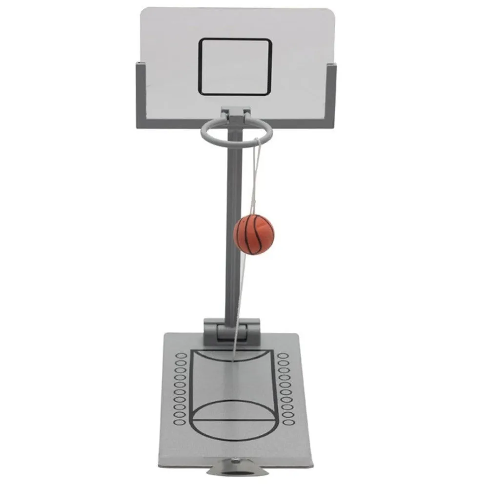 Dual Power Miniature Basketball Game Toy, Eco Silver - Gominimo