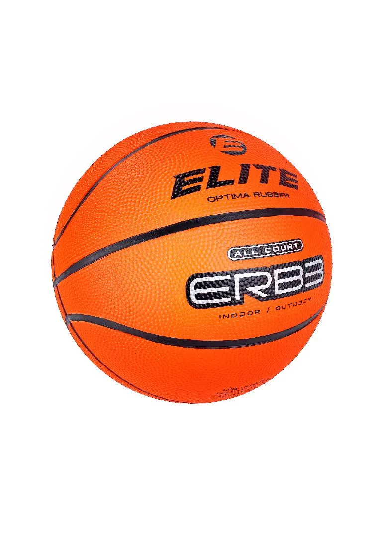 Elite All-Court Orange Rubber Basketball Official