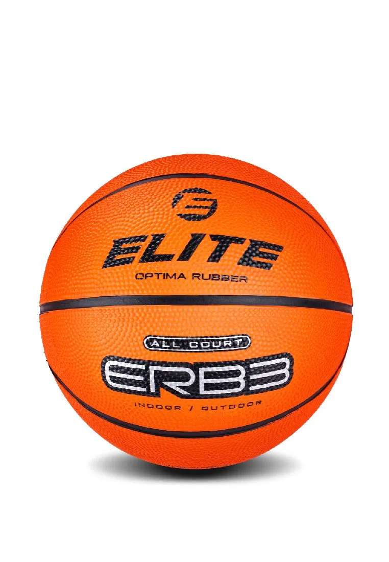 Elite All-Court Orange Rubber Basketball Official