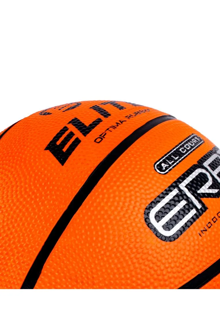 Elite All-Court Orange Rubber Basketball Official