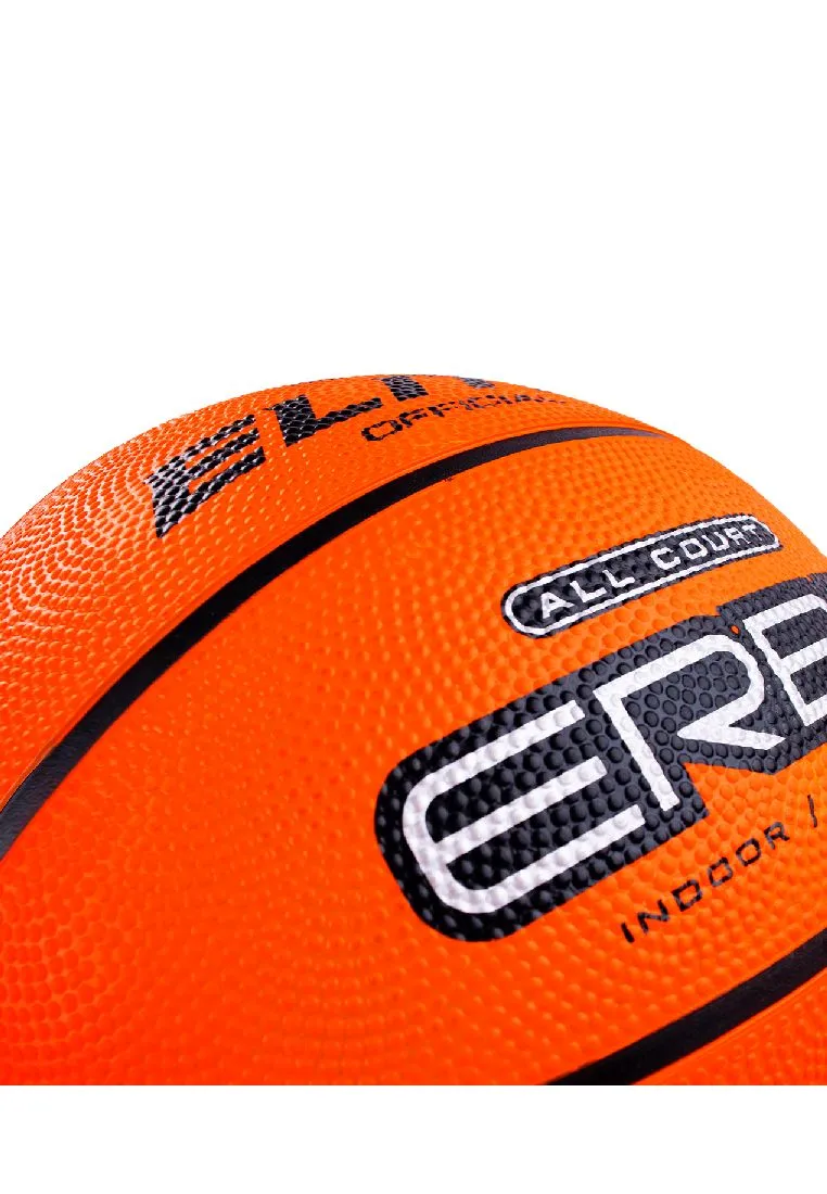 Elite All-Court Orange Rubber Basketball Official