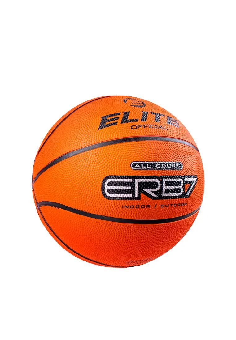 Elite All-Court Orange Rubber Basketball Official