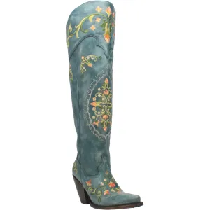 FLOWER CHILD LEATHER BOOT - Womens Boots