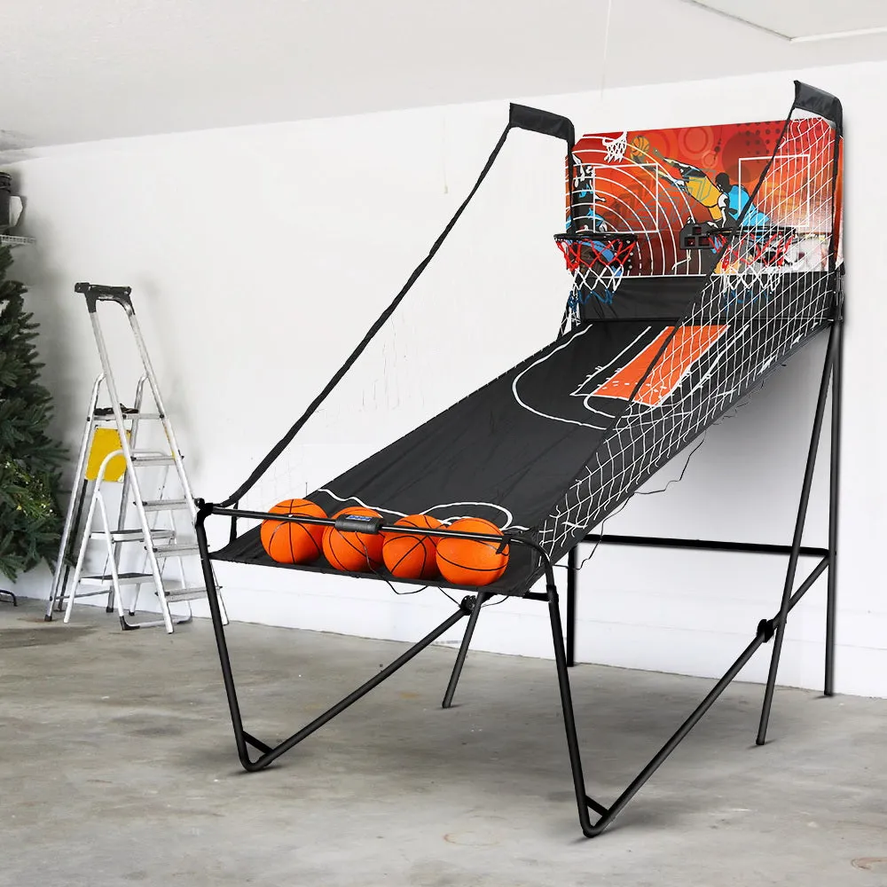 Foldable Arcade Basketball Game 8 Modes, 4 Balls, Black - [BrandName]