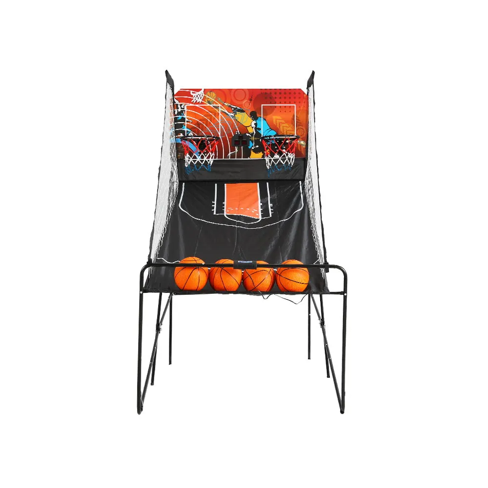 Foldable Arcade Basketball Game 8 Modes, 4 Balls, Black - [BrandName]