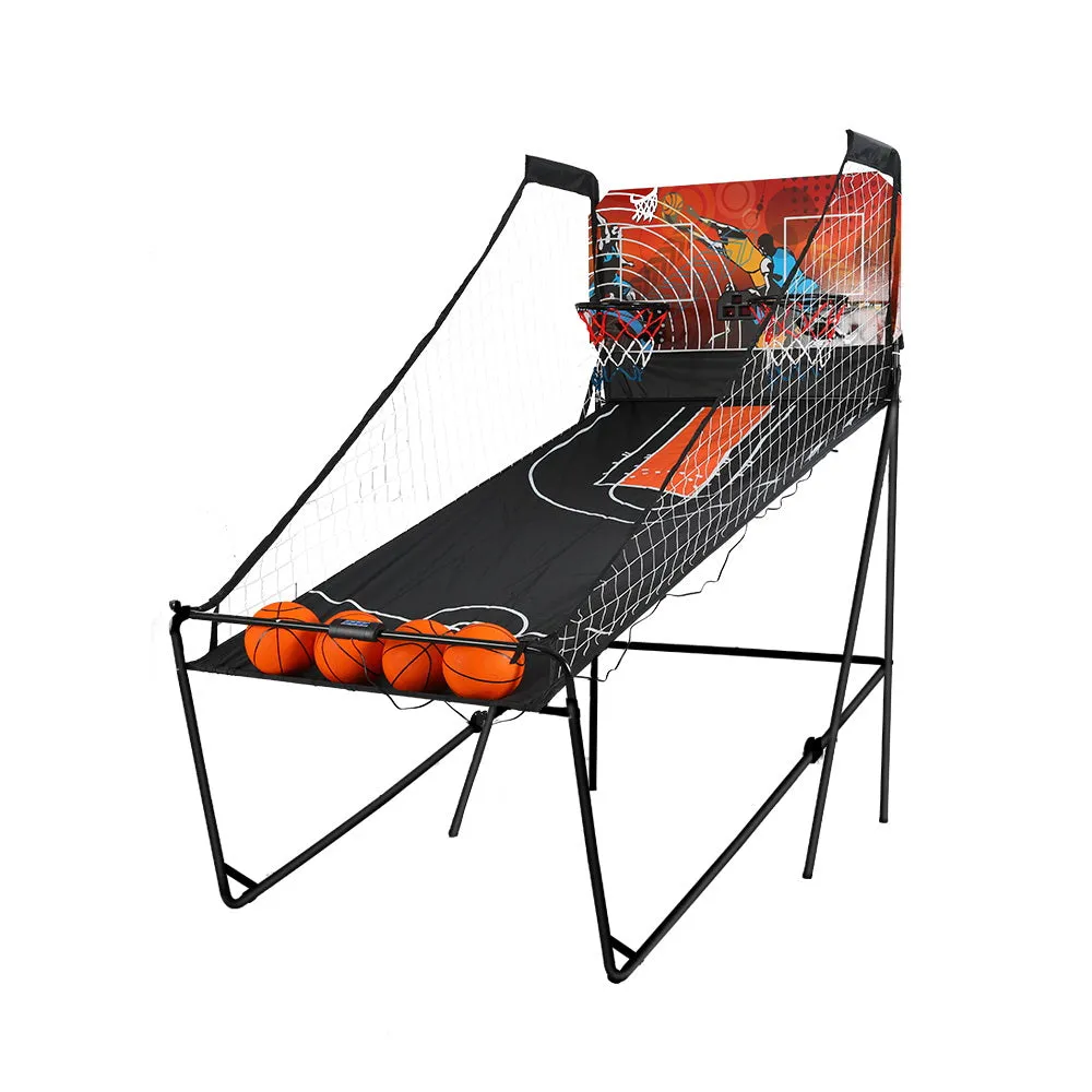 Foldable Arcade Basketball Game 8 Modes, 4 Balls, Black - [BrandName]