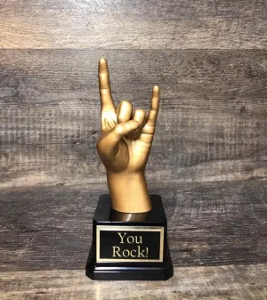 Funny Basketball Trophy YOU ROCK! Basketball Madness Award Bracket Winner Fantasy Basketball League FFL Best Stats Trophy Appreciation Award