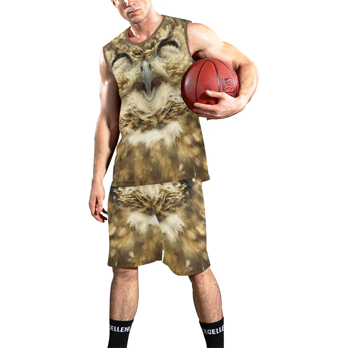 FUNNY OWL Basketball Uniform