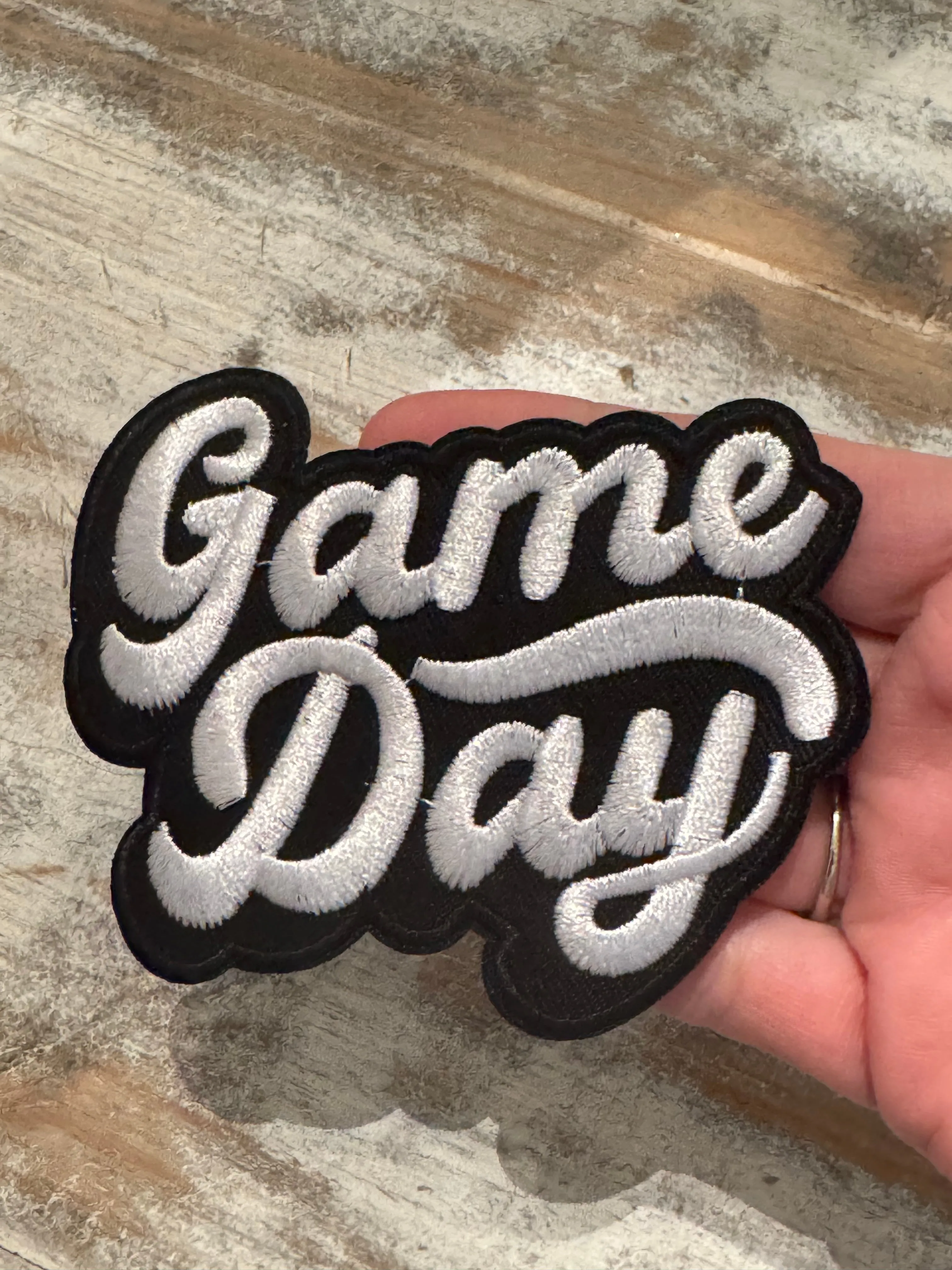 Game Day Iron On Patches