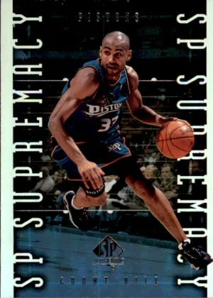 Grant Hill, SP Supremacy, 1999-00 UD SP Authentic Basketball NBA