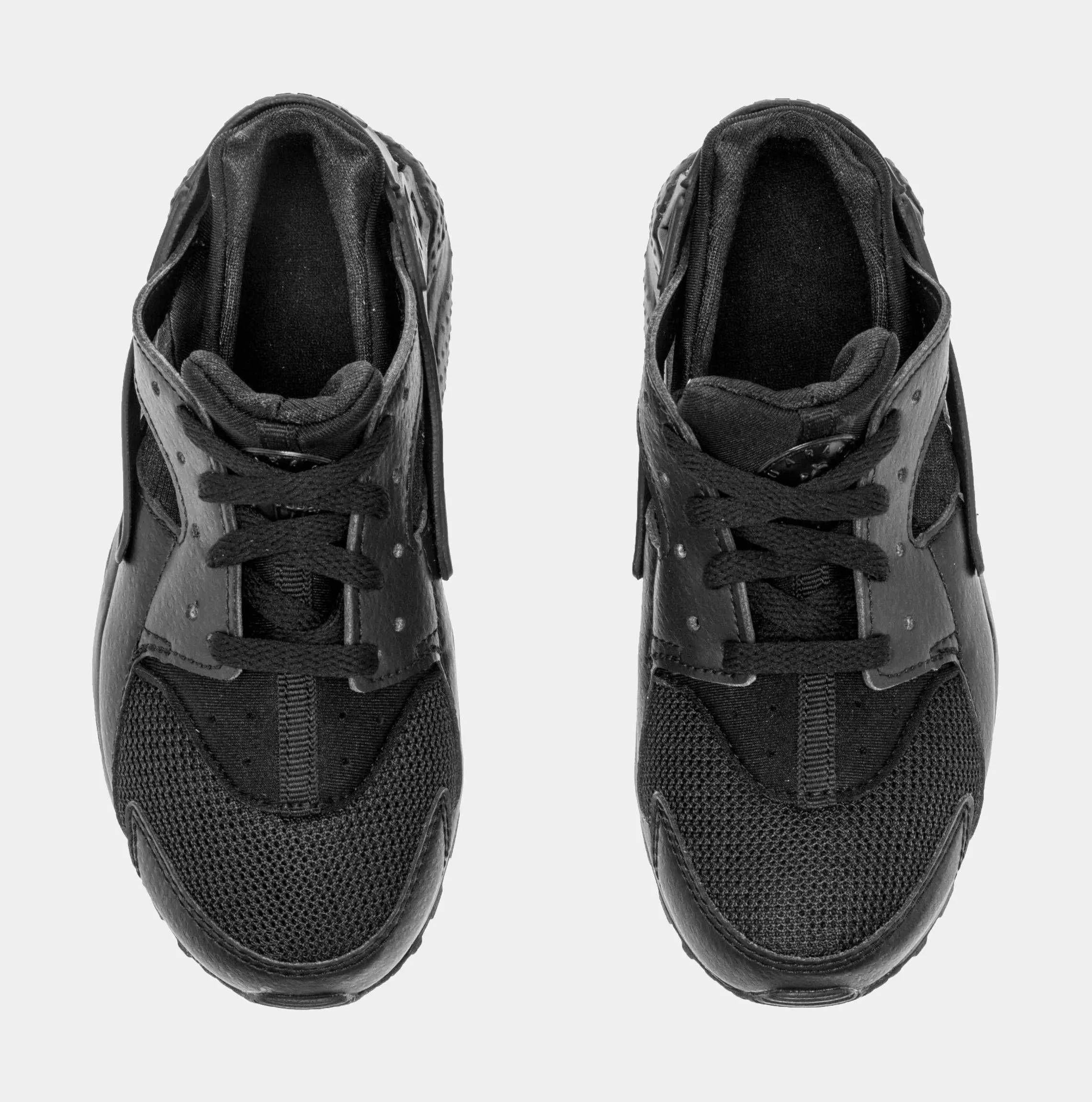 Huarache Run Preschool Lifestyle Shoe (Black)