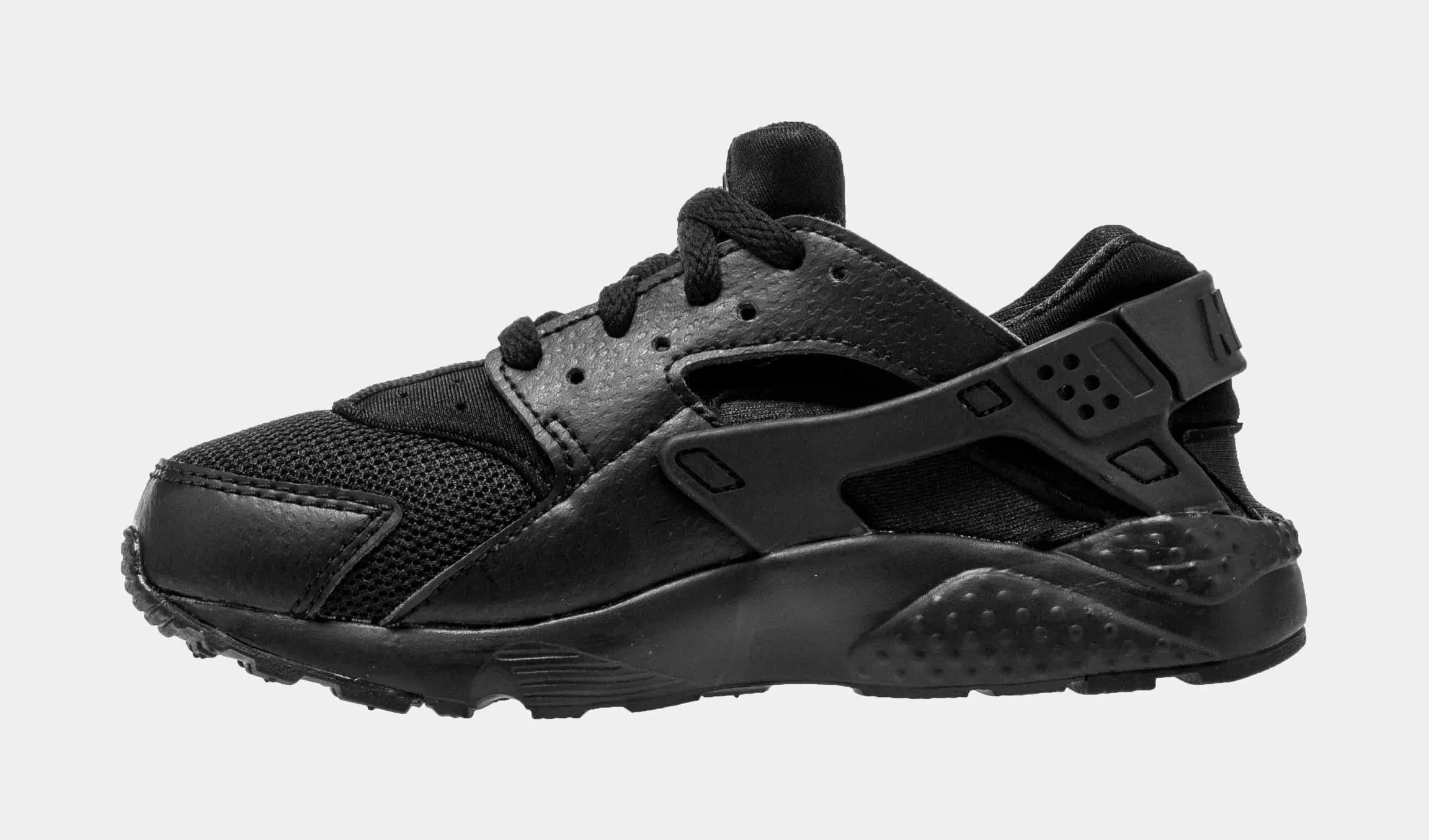 Huarache Run Preschool Lifestyle Shoe (Black)