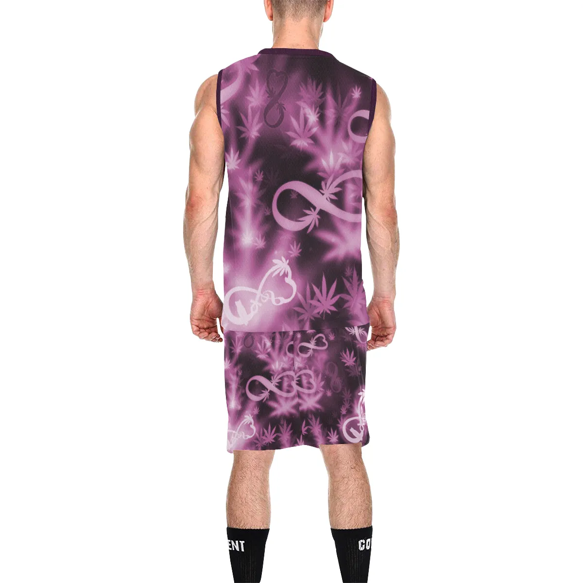 INFINITY PURPLE COSMOS Basketball Uniform