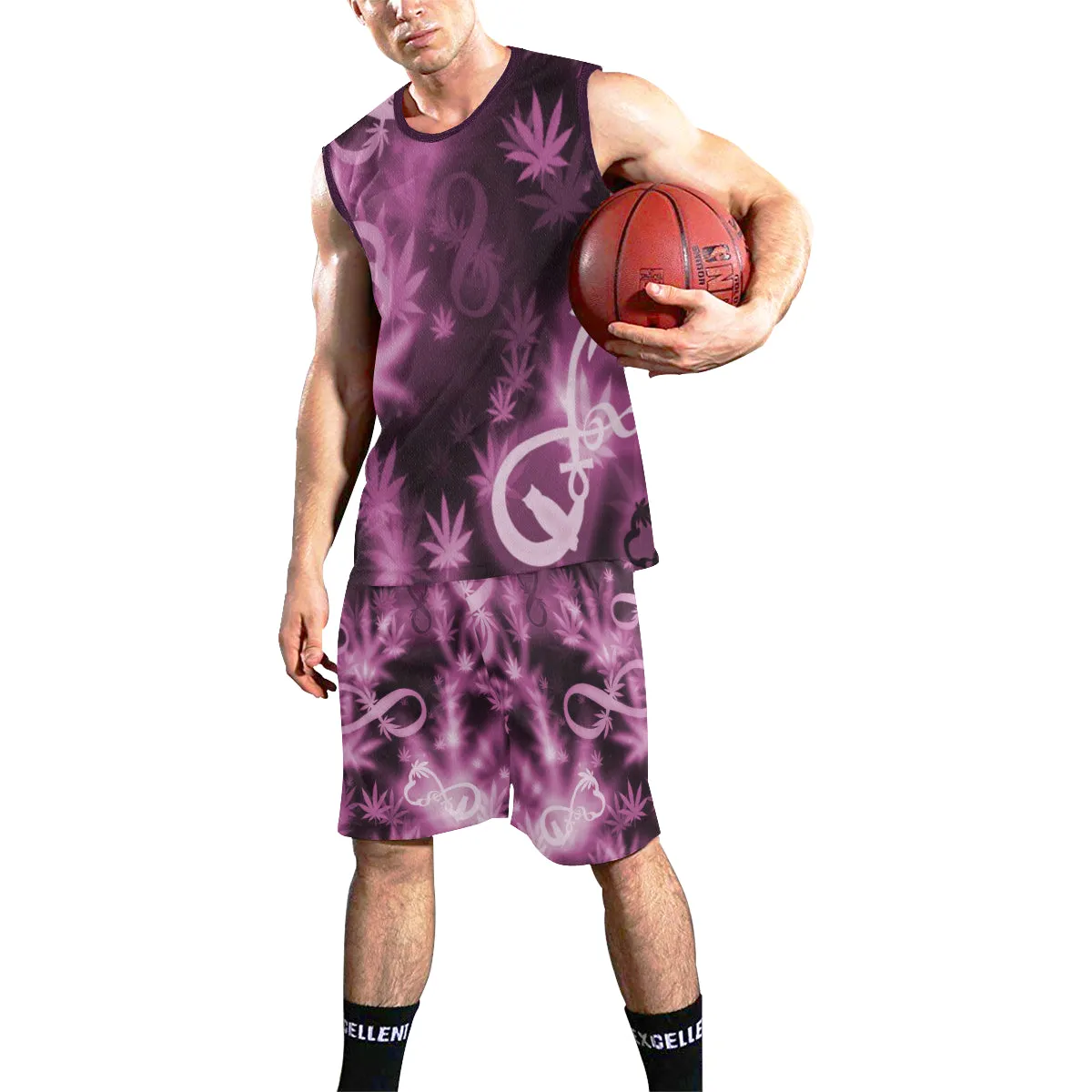 INFINITY PURPLE COSMOS Basketball Uniform