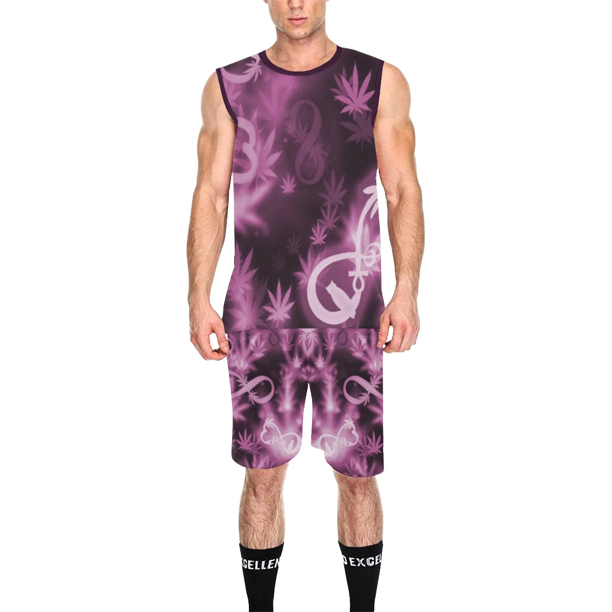 INFINITY PURPLE COSMOS Basketball Uniform