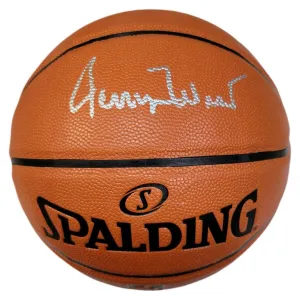 Jerry West Signed Spalding NBA Indoor/Outdoor Basketball (JSA)