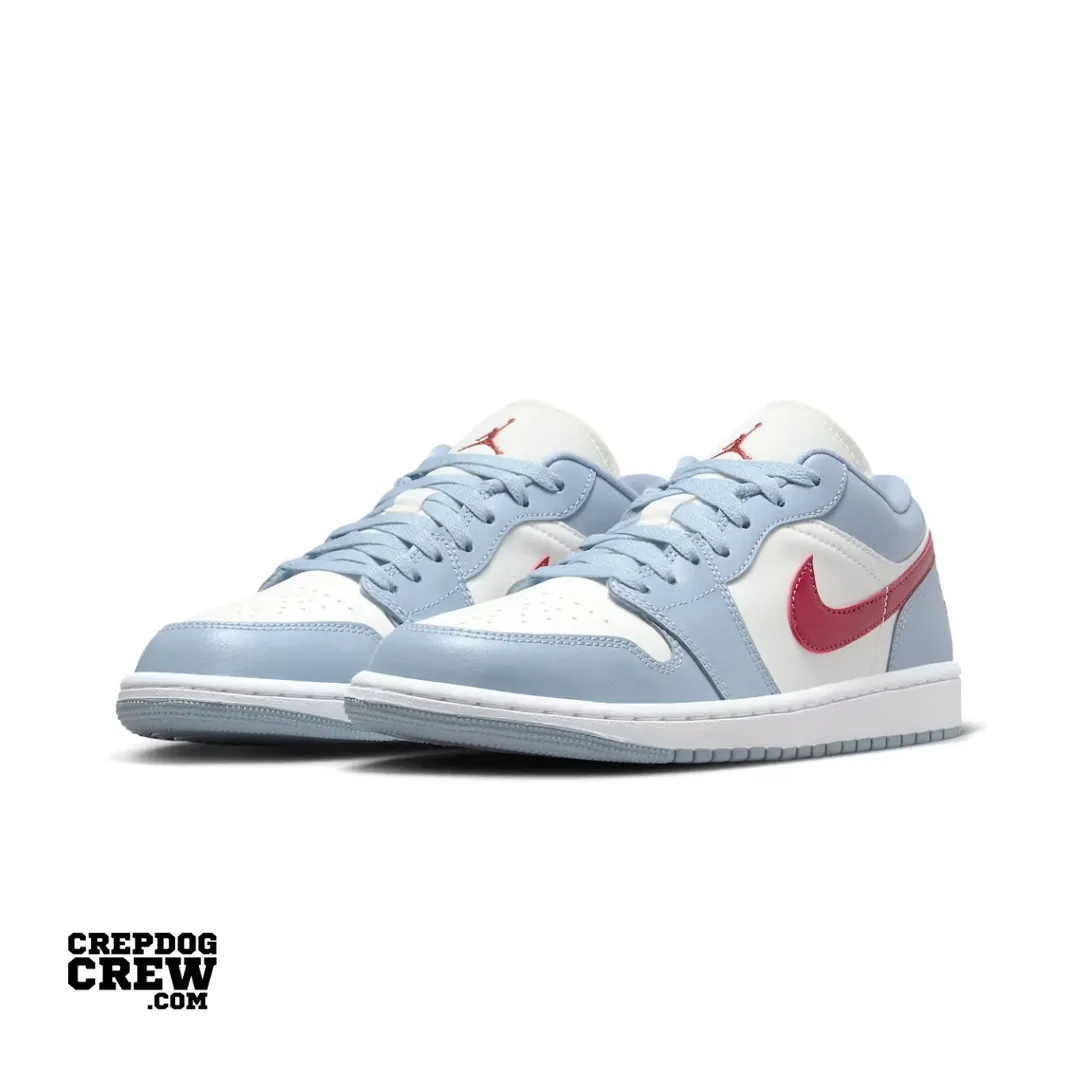 Jordan 1 Low Blue Whisper Dune Red (W)