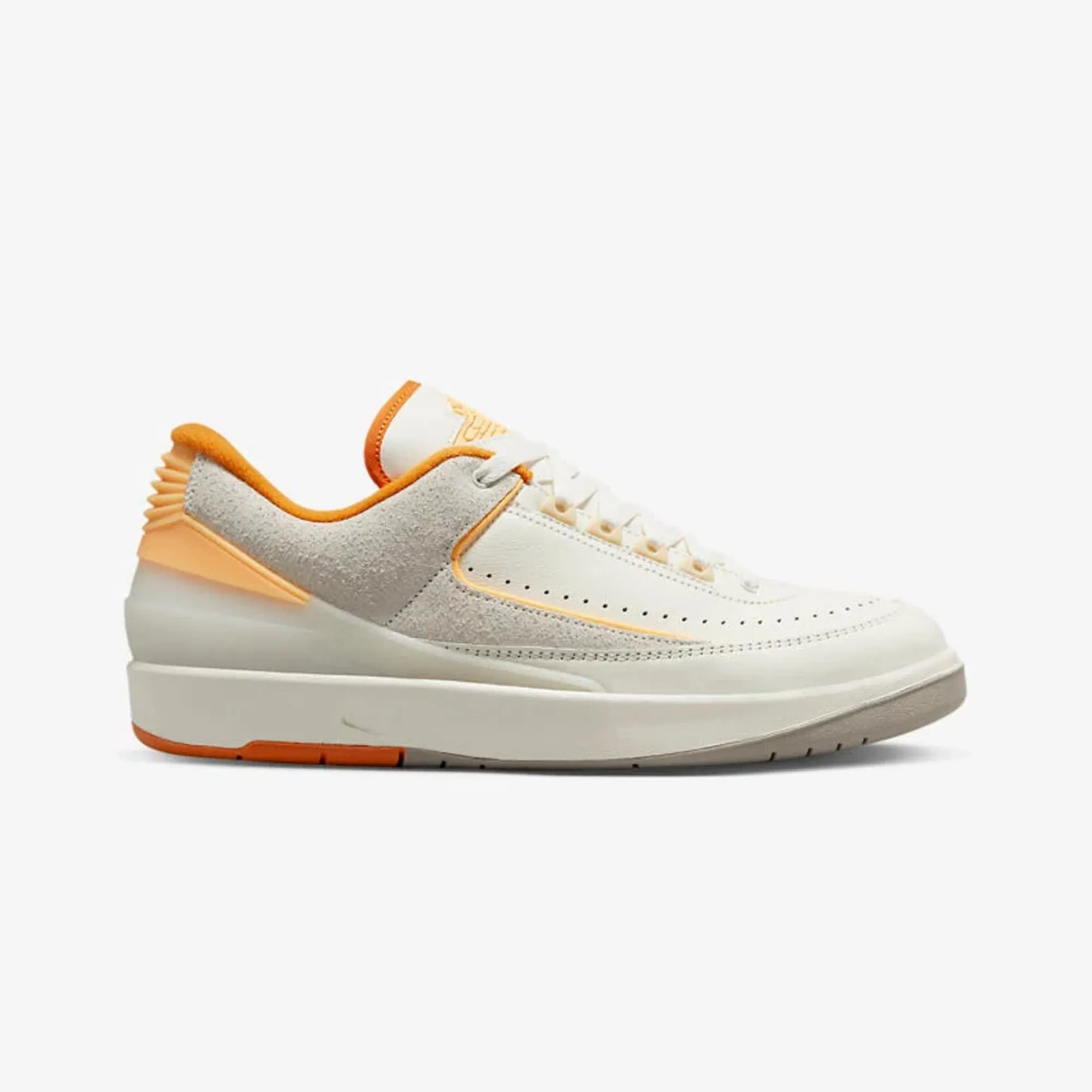 Jordan | AIR JORDAN 2 RETRO LOW  { SAIL/MELON TINT-LIGHT CURRY-COBBLESTONE