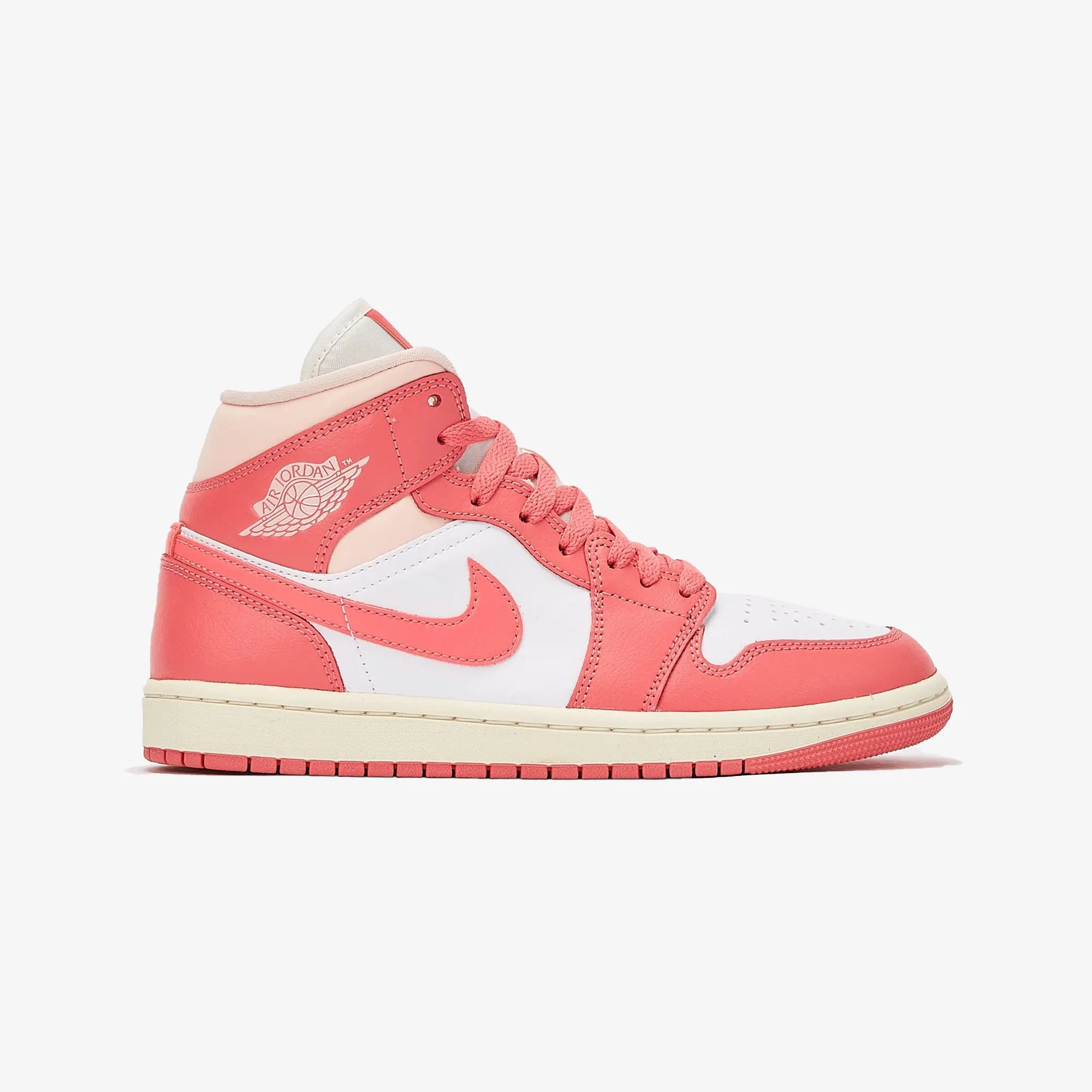 Jordan | WMN'S AIR JORDAN 1 MID  { STRAWBERRIES/CREAM