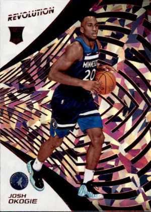 Josh Okogie, RC, New Year Cracked Ice, 2018-19 Panini Revolution Basketball NBA