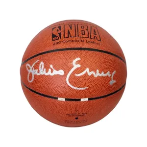 Julius Erving Signed Spalding NBA Indoor/Outdoor Basketball (JSA)