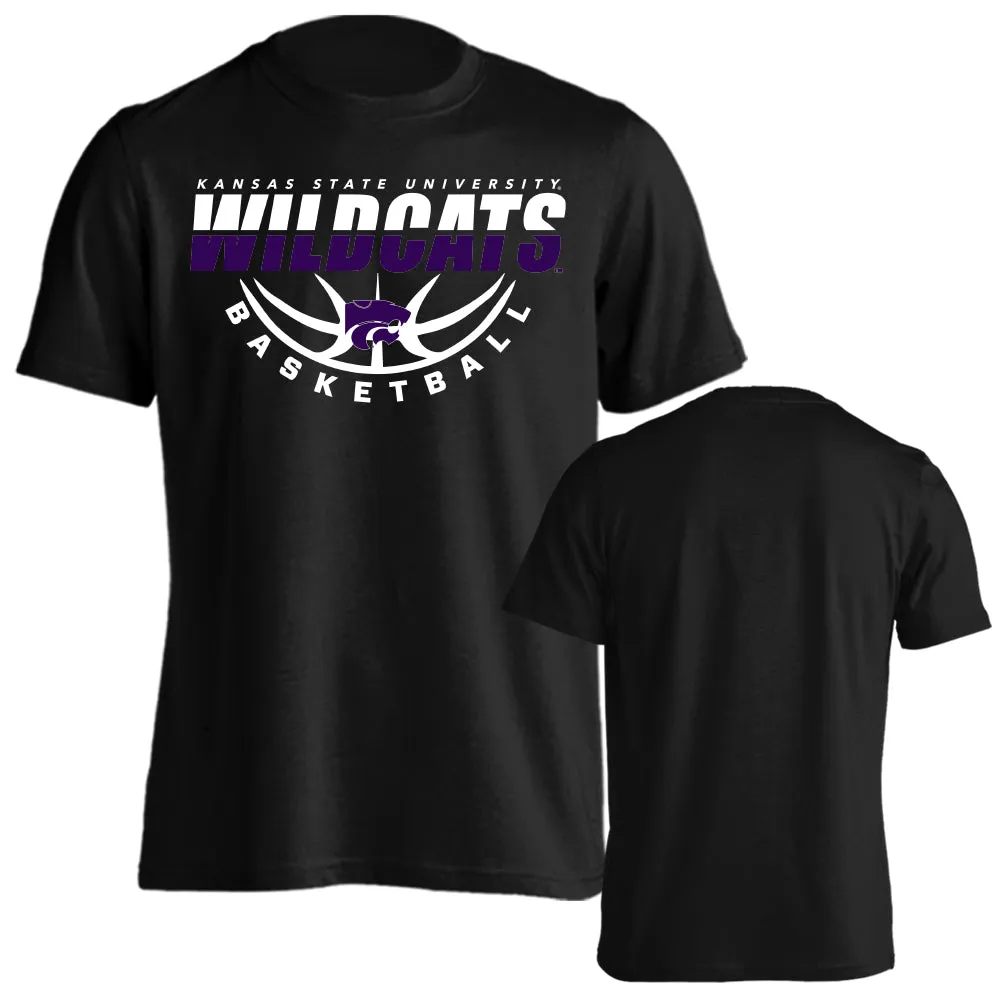 Kansas State Wildcats Basketball Nothing But Net Short Sleeve T-Shirt