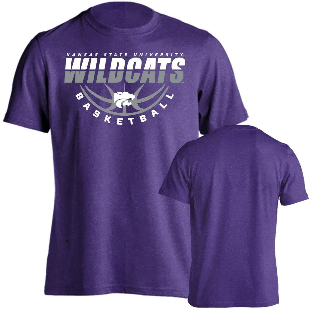 Kansas State Wildcats Basketball Nothing But Net Short Sleeve T-Shirt