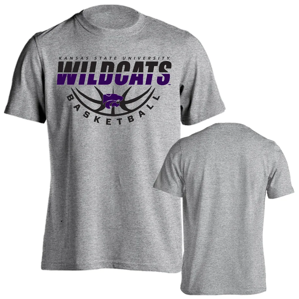 Kansas State Wildcats Basketball Nothing But Net Short Sleeve T-Shirt