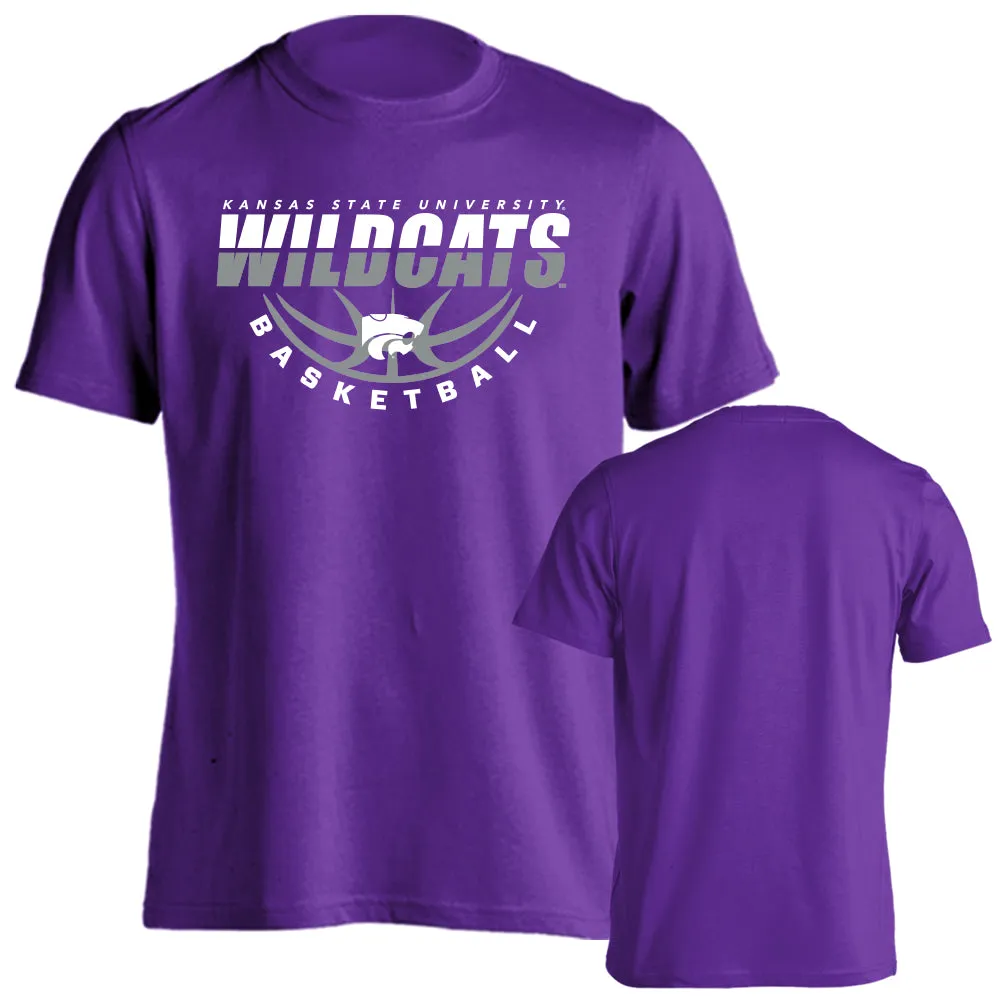 Kansas State Wildcats Basketball Nothing But Net Short Sleeve T-Shirt