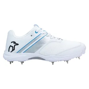 Kookaburra KC 3.0 Spike Cricket Shoe Lime/White and Silver/White