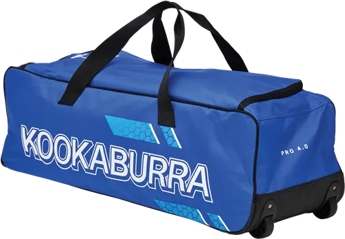 Kookaburra Pro 4.0 Wheelie Bag - Blue/White