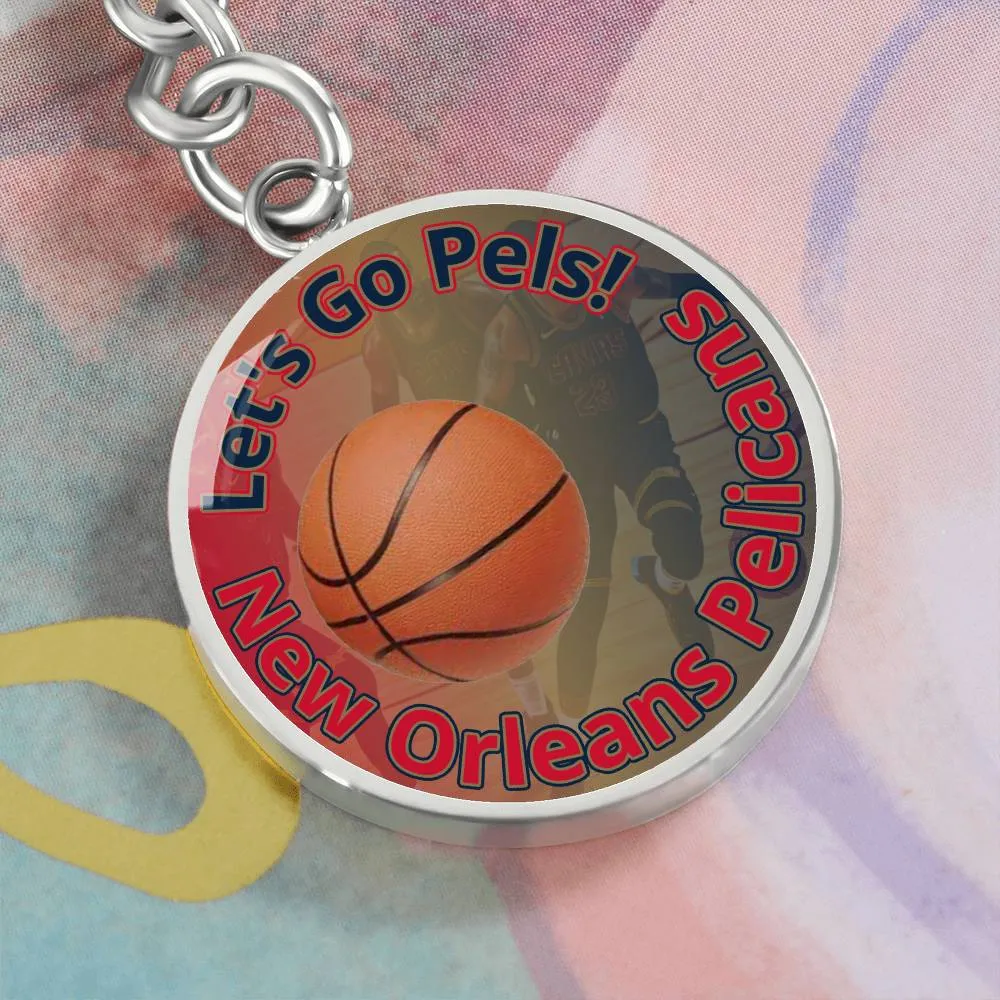 Let's Go Pels! Keychain