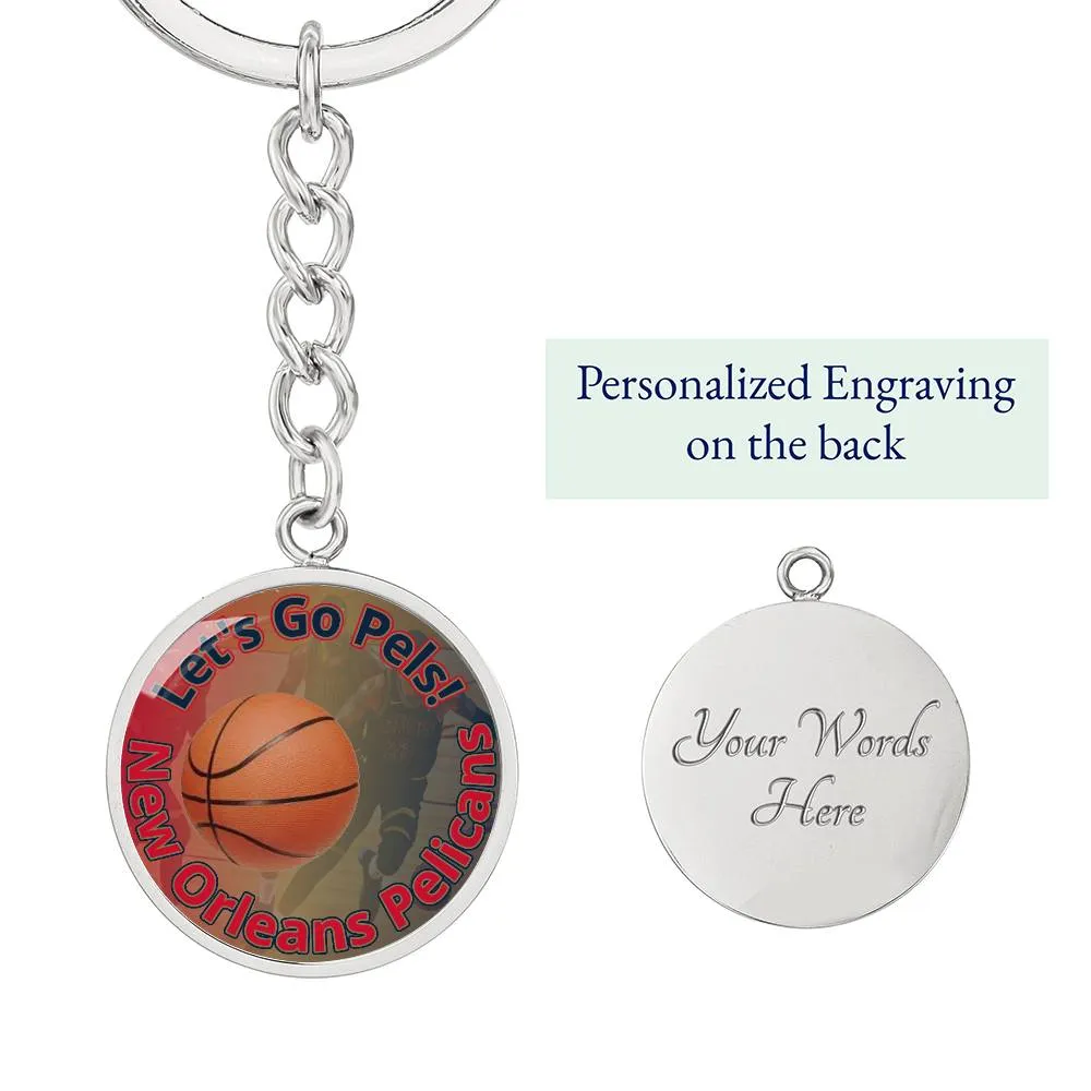 Let's Go Pels! Keychain