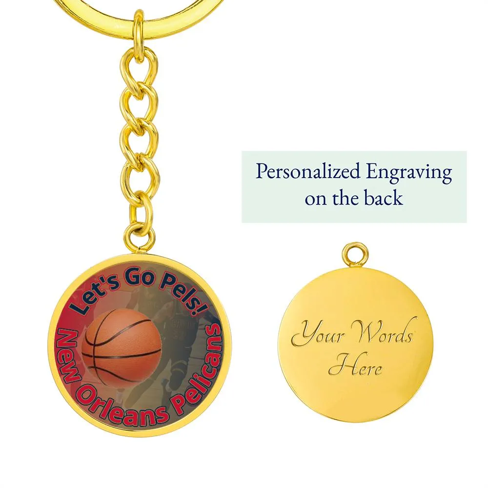 Let's Go Pels! Keychain