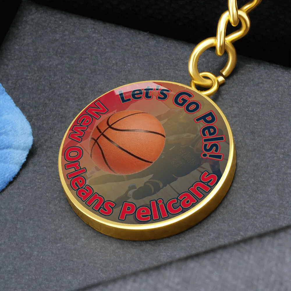 Let's Go Pels! Keychain