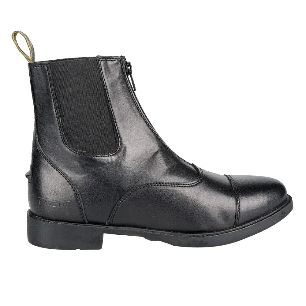 Lettia Ladies Zip Paddock Boots