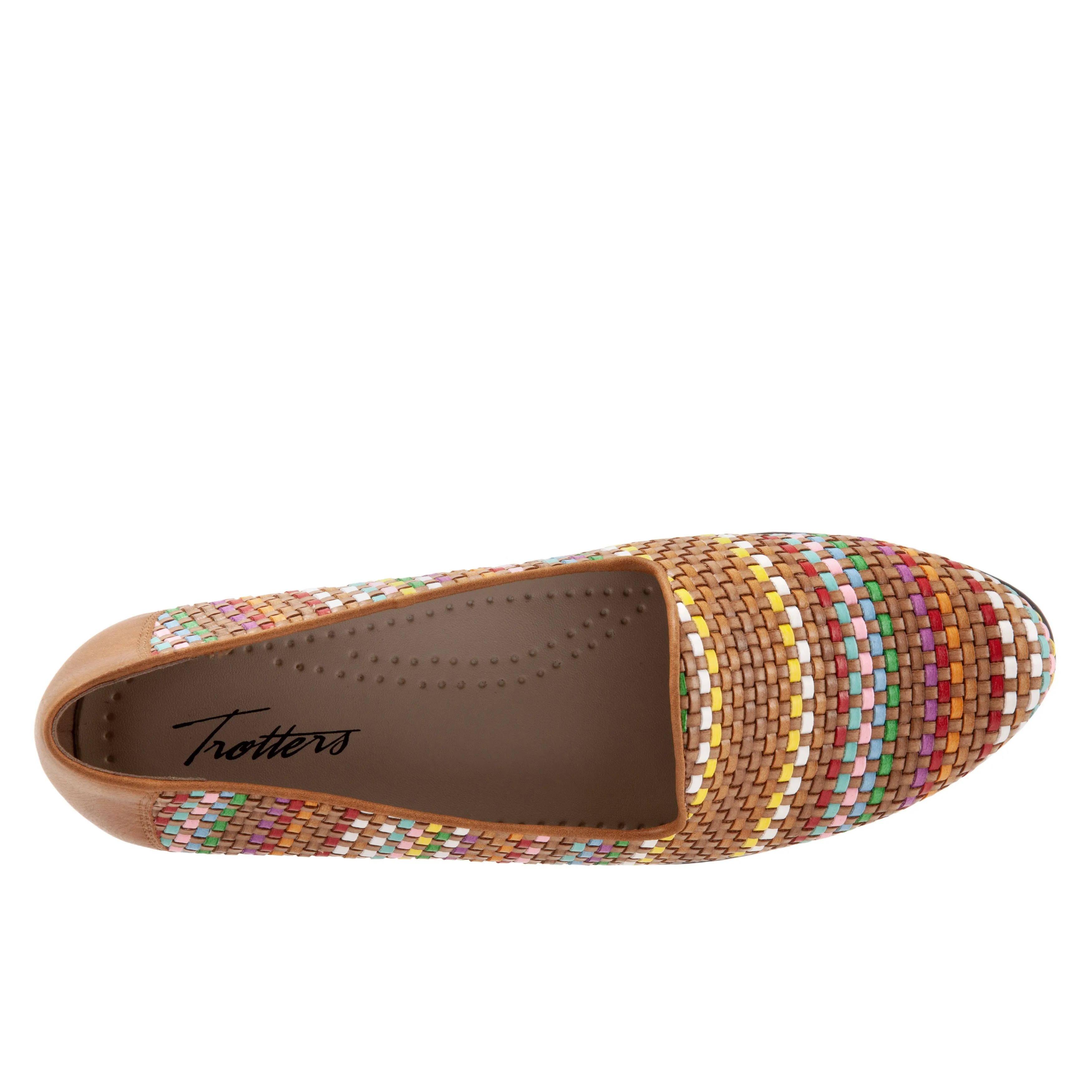 Liz Woven Luggage multi Slip on Shoes